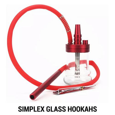 Simplex Glass Hookahs