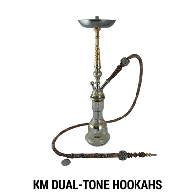 KM Dual-Tone Hookahs