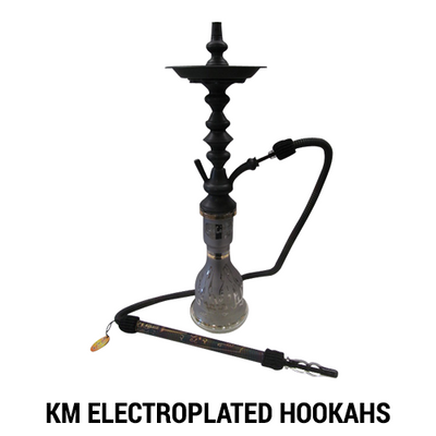 KM Electroplated Hookahs