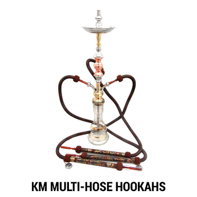 KM Multi-Hose Hookahs