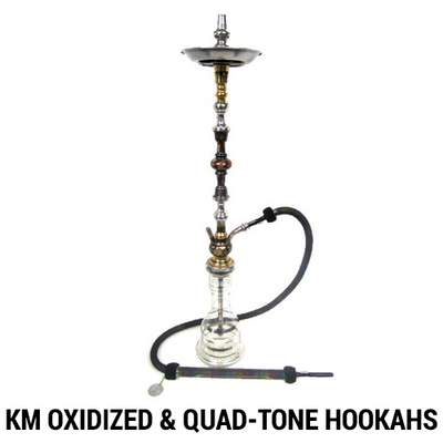 KM Oxidize and Quad-Tone Hookahs