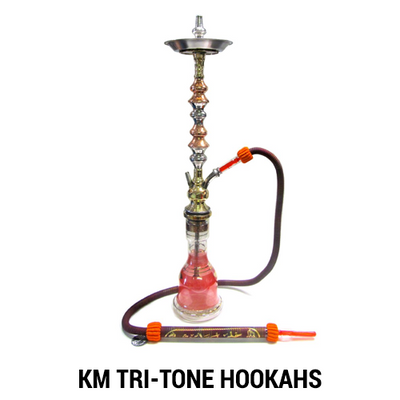 KM Tri-Tone Hookahs