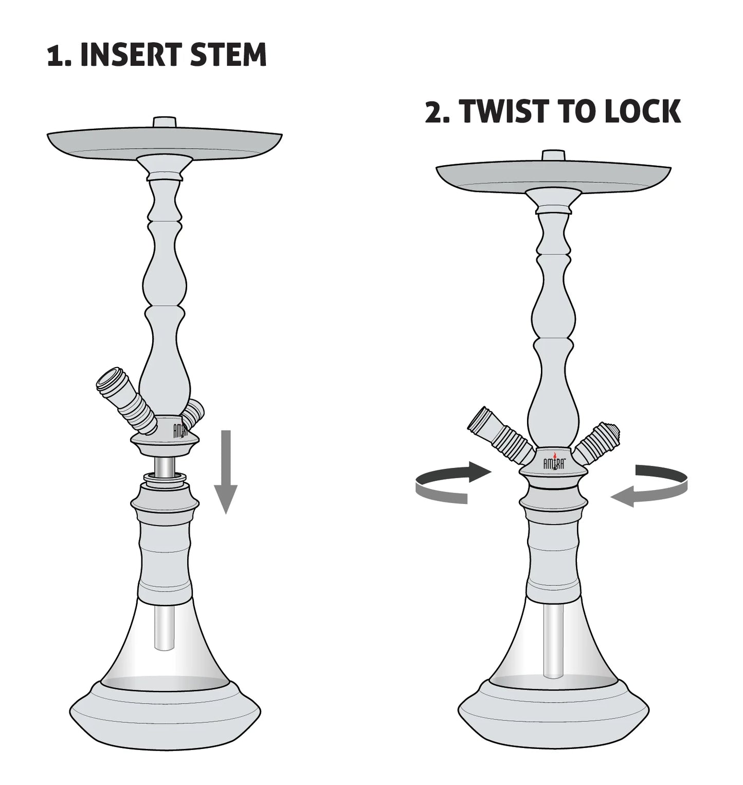 BYO Kaskade 27" Hookah (CK5009)