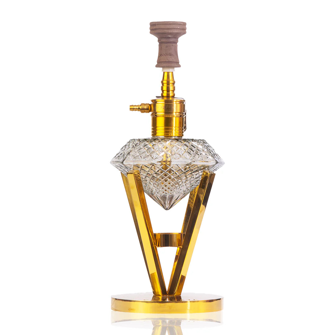 COCOYAYA CAIRO シーシャ本体 ゴールド Cocoyaya Kohinoor Hookah – 5StarHookah