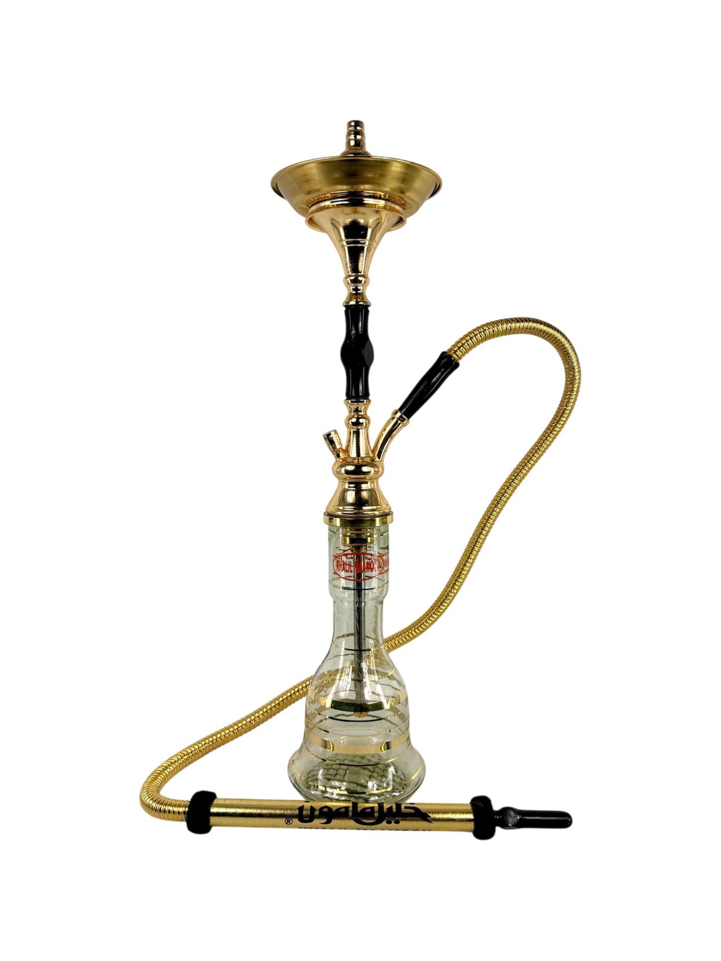 Khalil Mamoon Golden Black Center Hookah