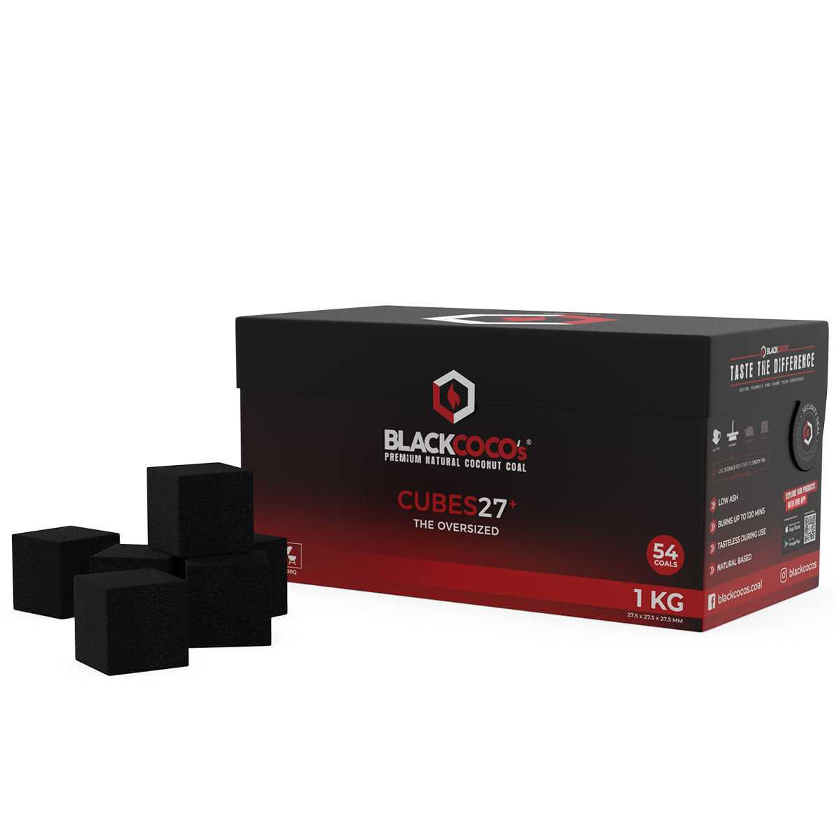 BLACKCOCO's Charcoal 27+mm Cubes