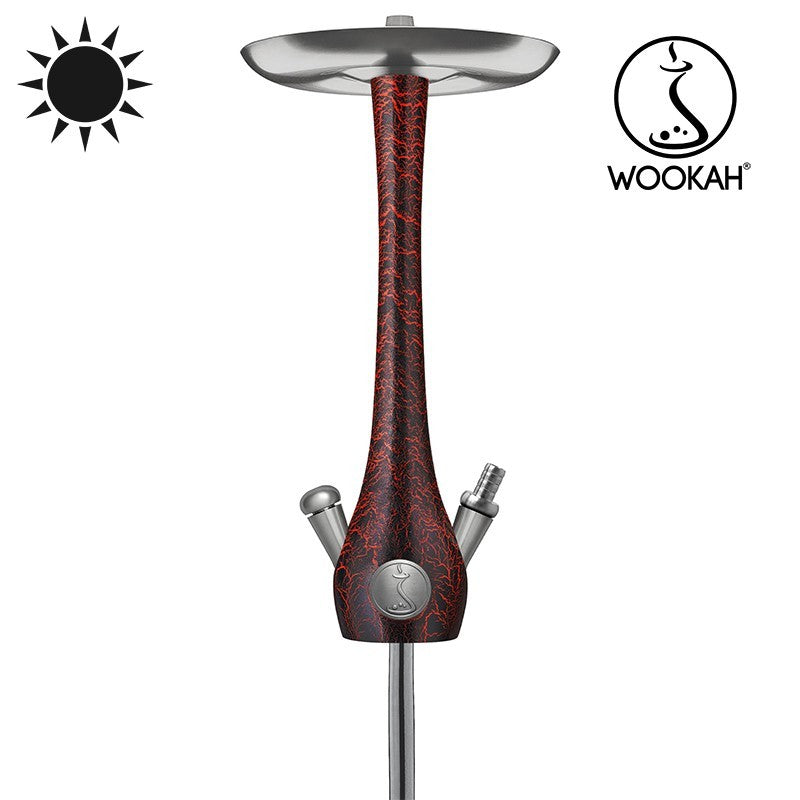 Wookah Lumi Red Gossamer Hookah