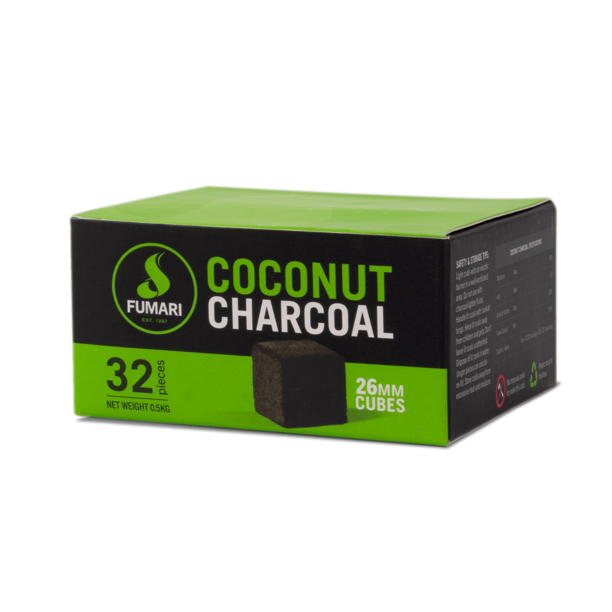 Fumari 26mm Hookah Charcoal