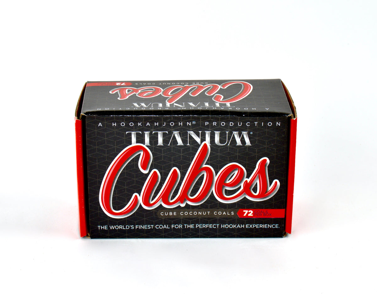 Titanium Coconut Charcoal 72pc (Cube)