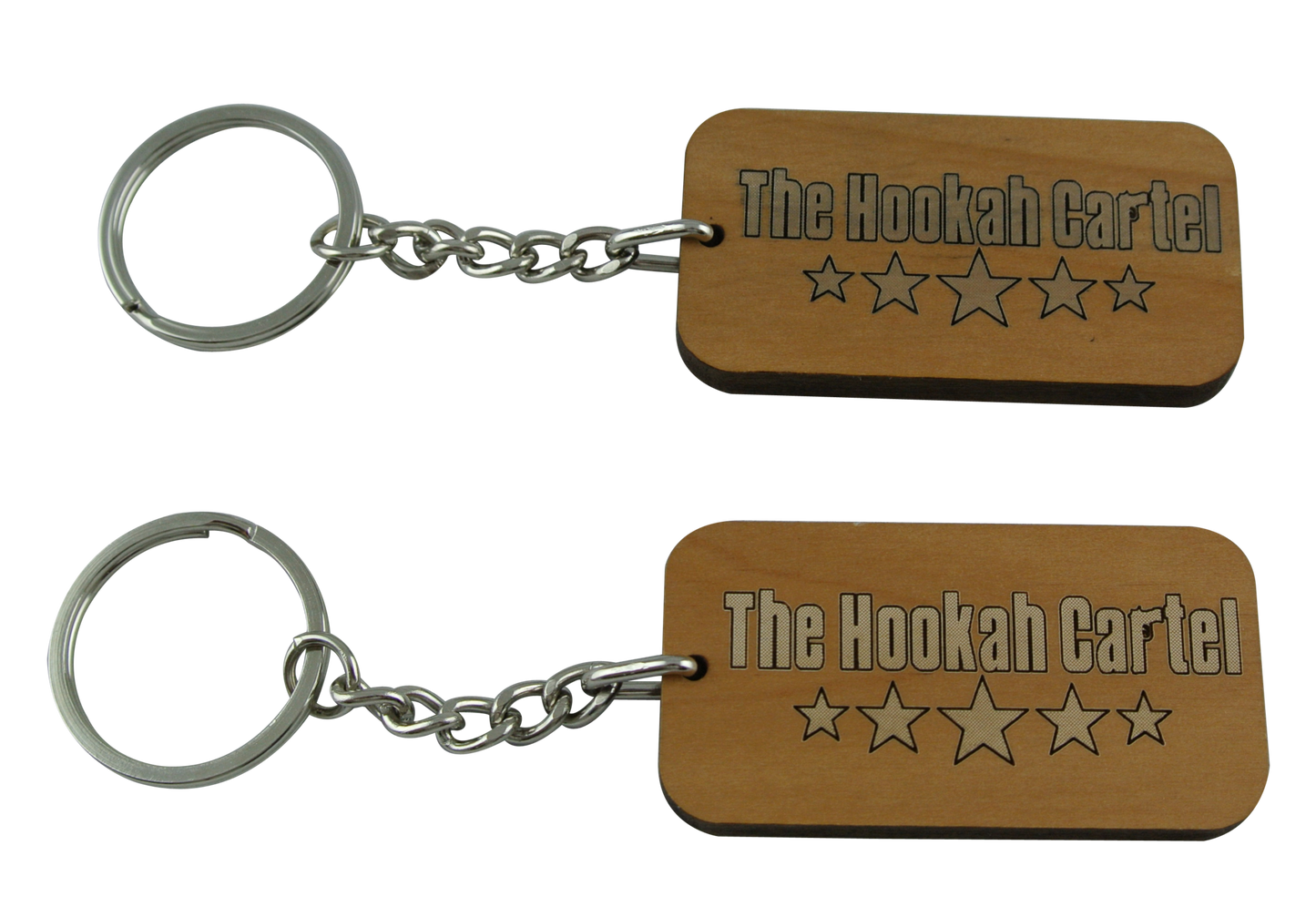 The Hookah Cartel Wooden Key Chain