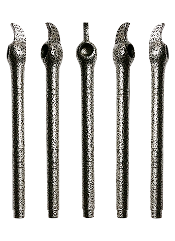 Medwakh Silver Sandblasted-Metal Pipe