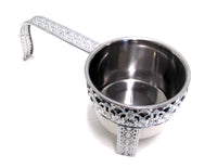 Charcoal Holder W/Handle & Intricate Design