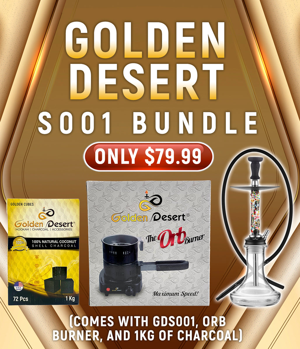 Golden Desert S001 Hookah Bundle 5StarHookah