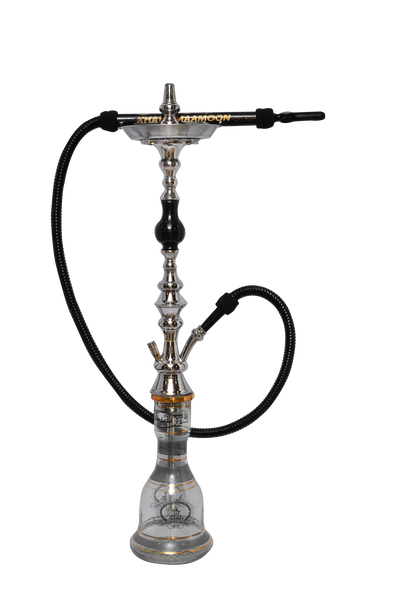 Khalil Mamoon Single Black Pearl 2 Door Hookah