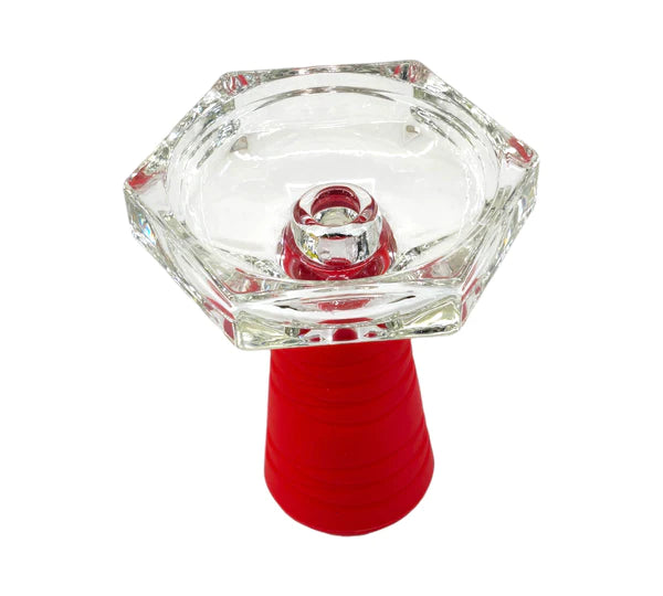 Golden Desert Diamond Glass Silicone Bowl