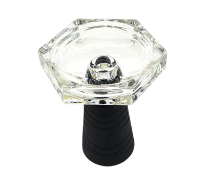 Golden Desert Diamond Glass Silicone Bowl