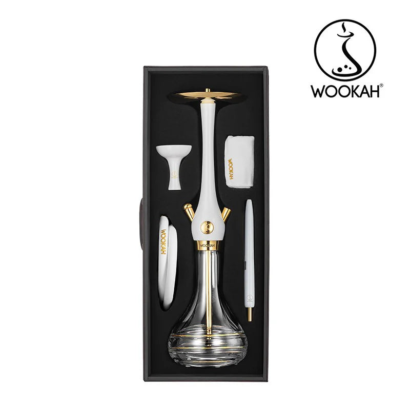 Wookah 24K Gold-Plated Royal White Set