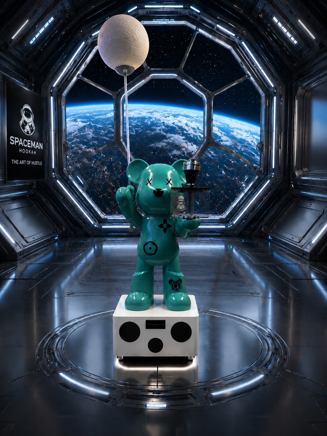 Spaceman Orbit Hookah