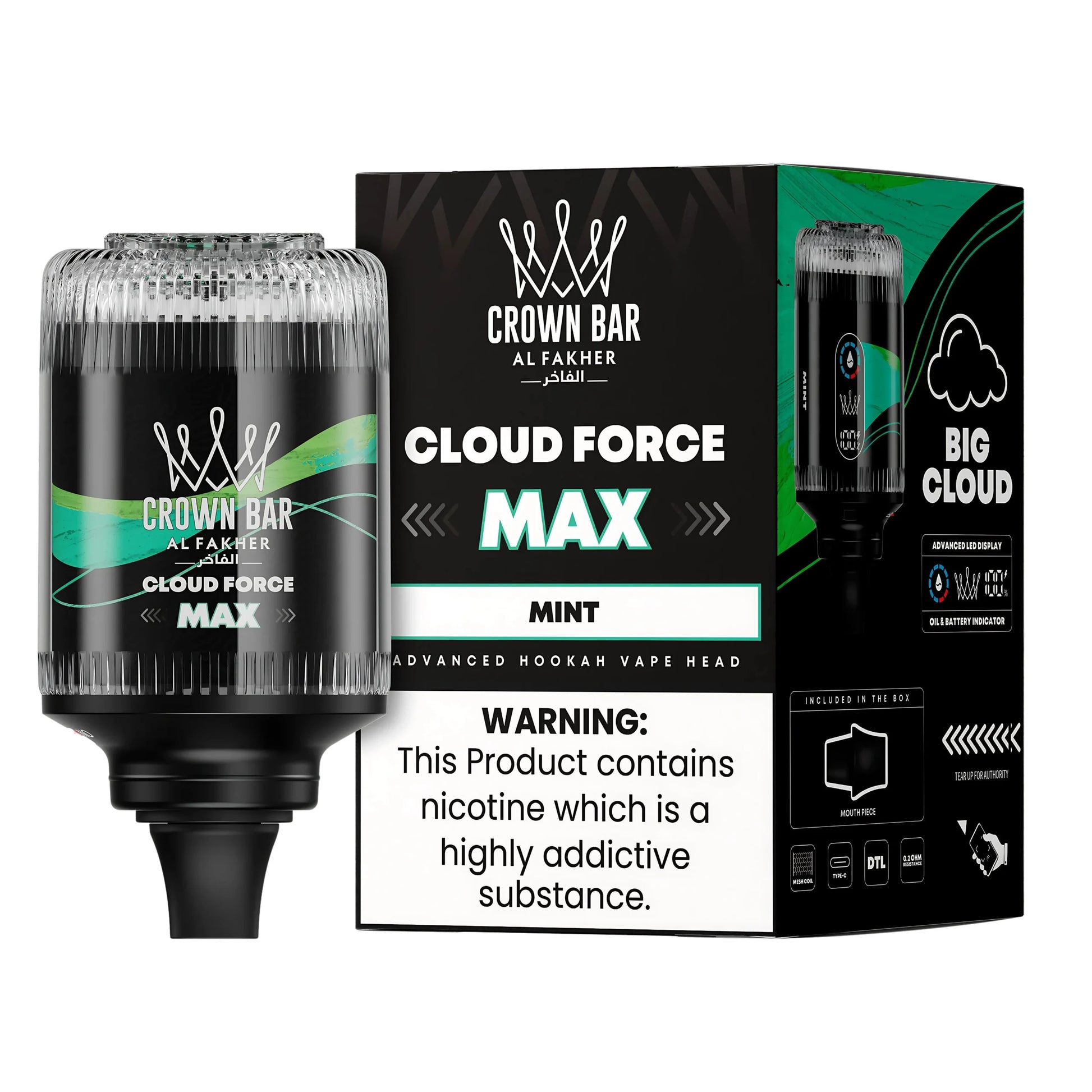 Al Fakher Cloud Force Max 50K 5StarHookah Al Fakher Cloud Force Max 50K 5StarHookah