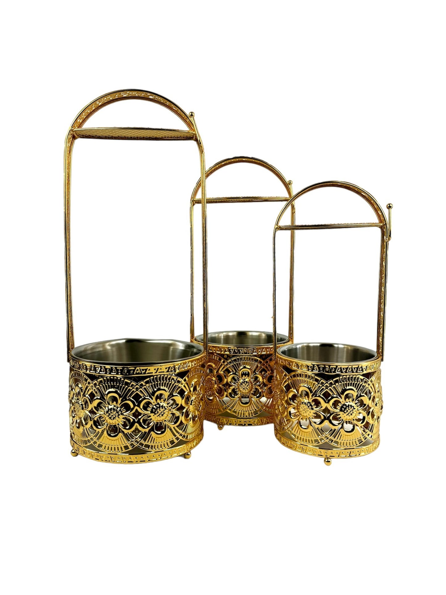 Golden Desert Charcoal Baskets