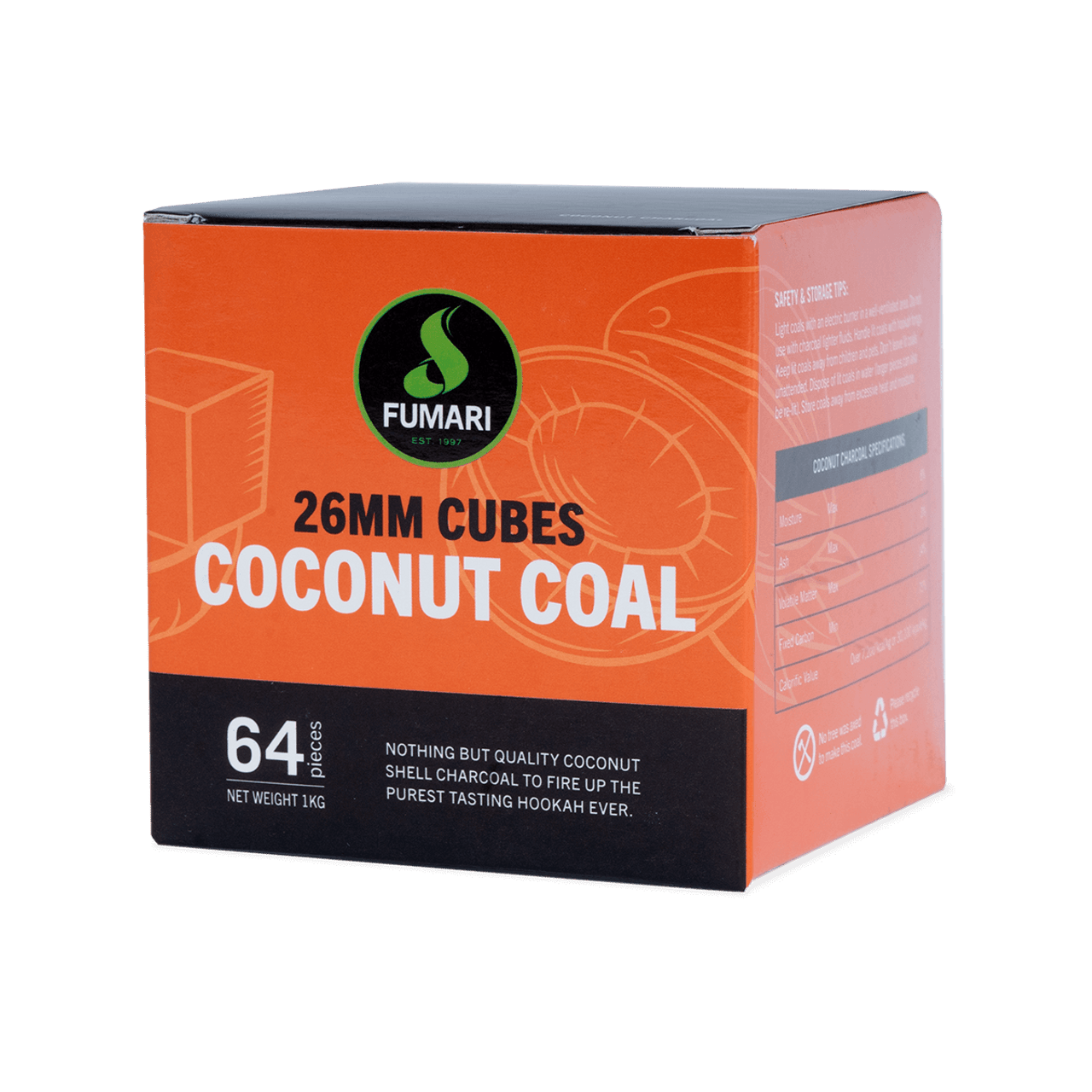 Fumari 26mm Hookah Charcoal