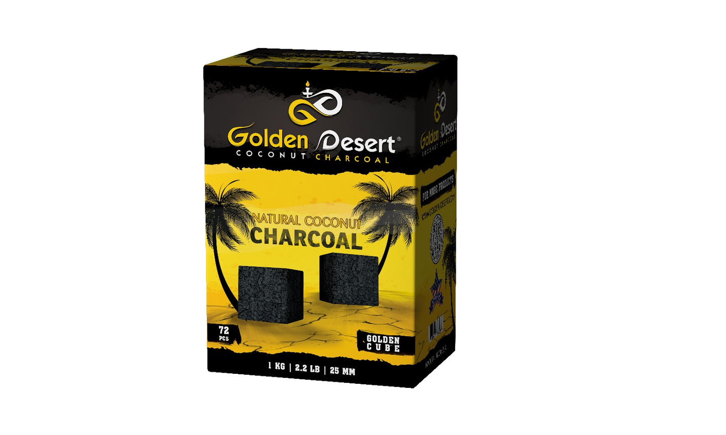 Golden Desert Charcoal 72PC (Cubes)