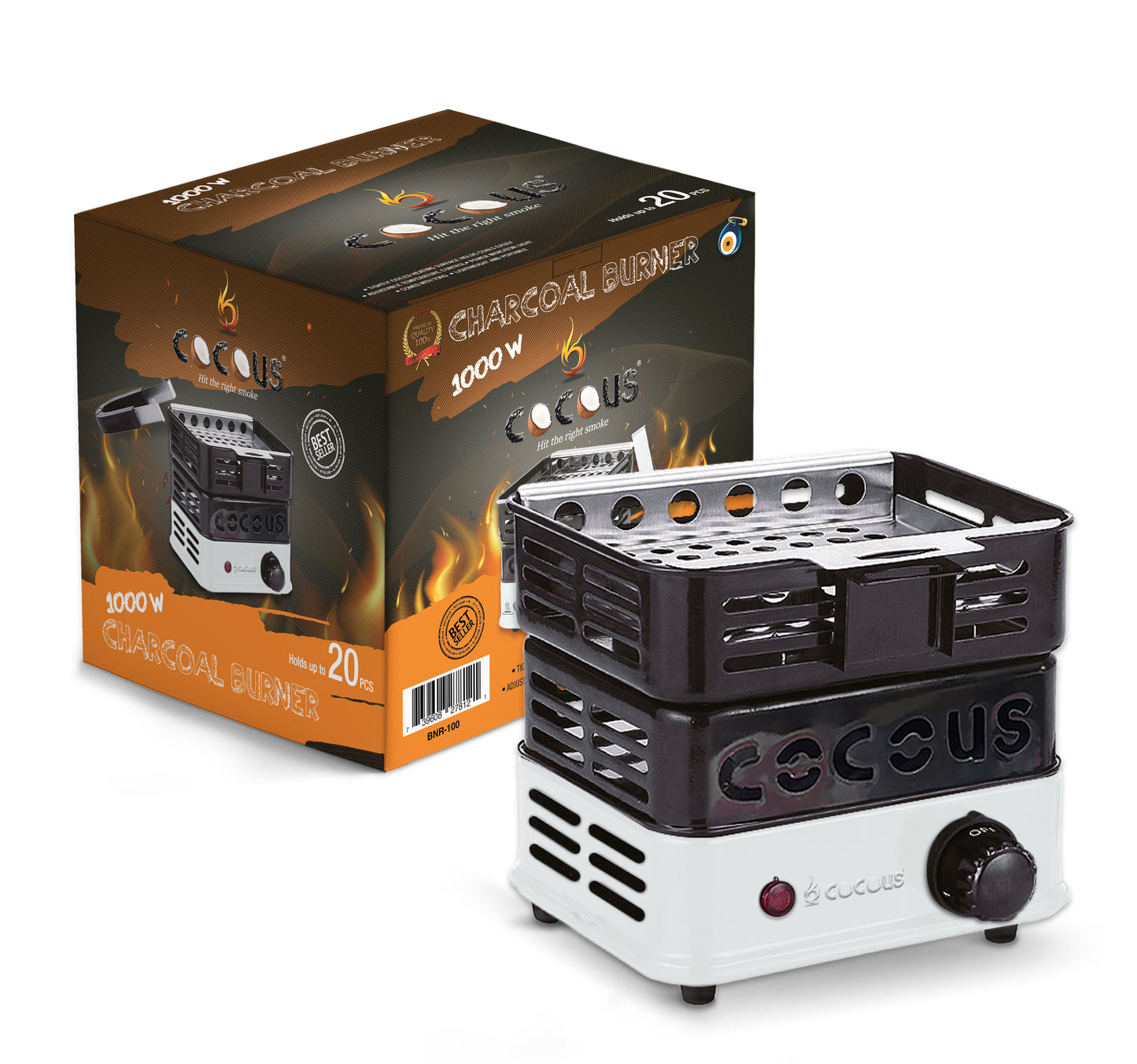 COCOUS Jumbo Hookah Burners 1000W