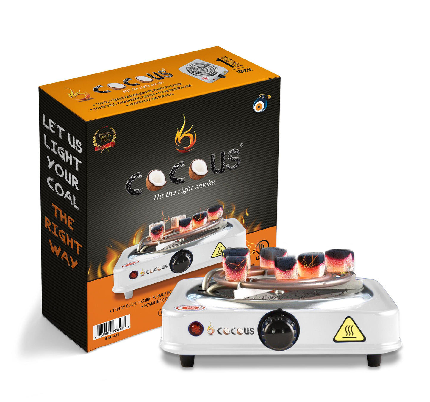 COCOUS Hookah Burners 1000W (Medium)