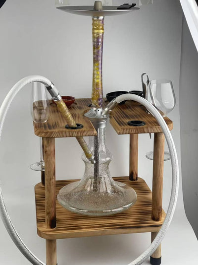 Owl Wooden Hookah Stands