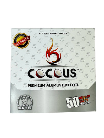 COCOUS Aluminum Pre-Poked Hookah Foil