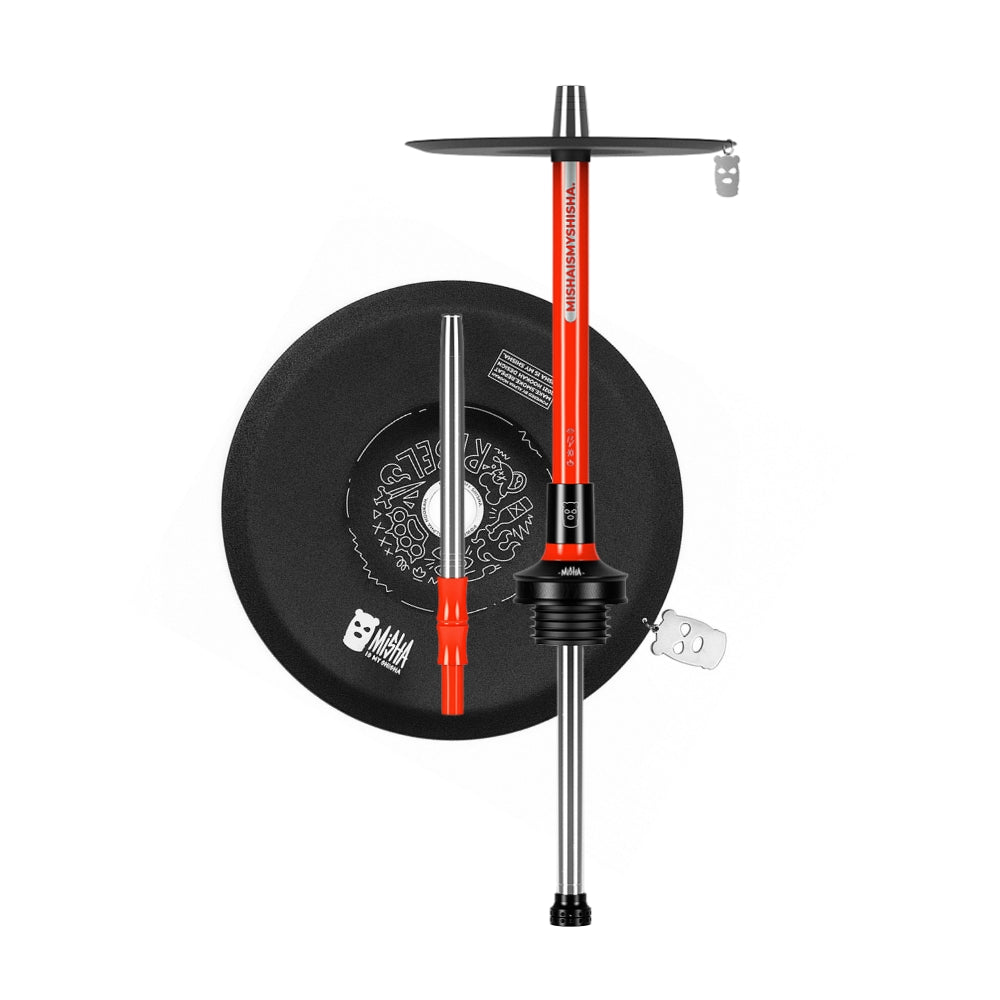 MISHA シーシャ JET BLACK HOOKAH 卓上サイズ Misha Hookahs – 5StarHookah