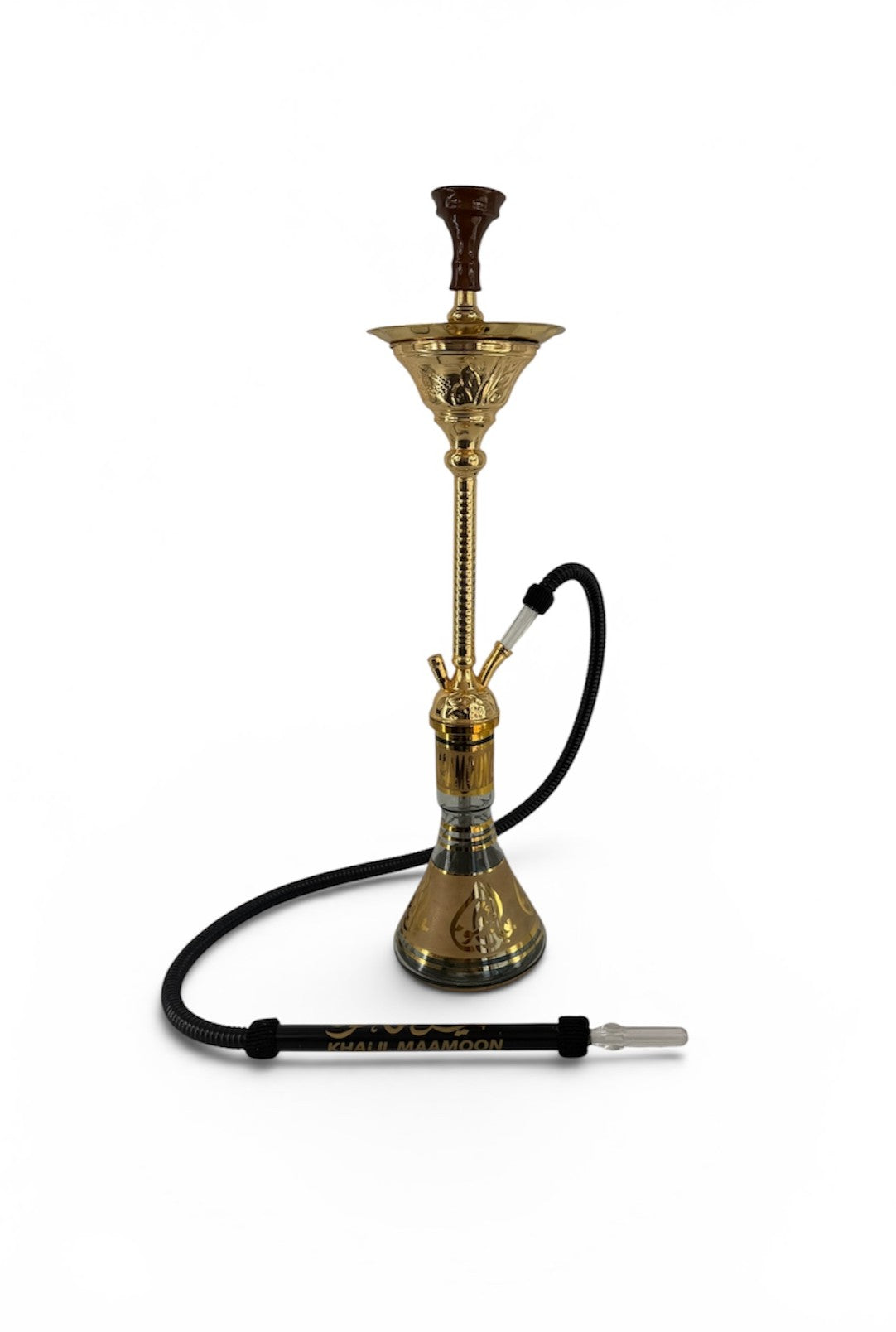 Khalil Mamoon Golden Spiral Tower Chiller Hookah