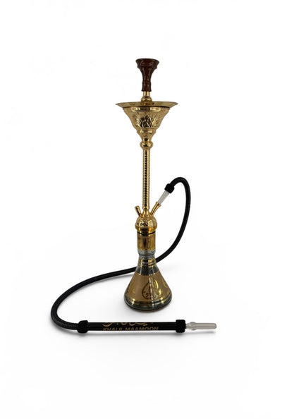 Khalil Mamoon Golden Spiral Tower Chiller Hookah