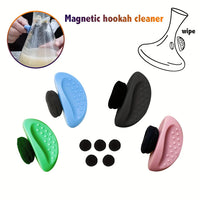 Magnetic Glass Scrubber for Hookahs Base