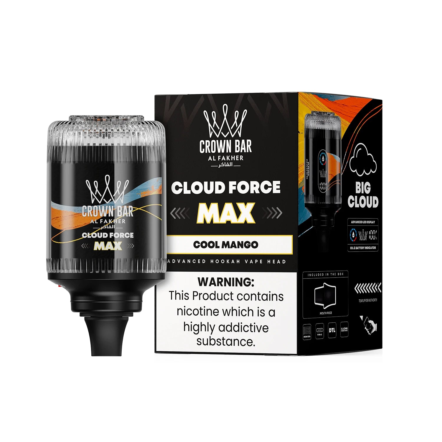 Al Fakher Cloud Force Max 50K 5StarHookah Al Fakher Cloud Force Max 50K 5StarHookah