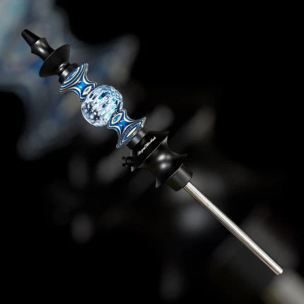 Regal Hookah Pawn Epoxy Blue White Shape Shape #5