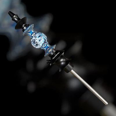 Regal Hookah Pawn Epoxy Blue White Shape Shape #5