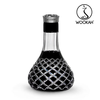 Wookah Vase Mastercut Check Black