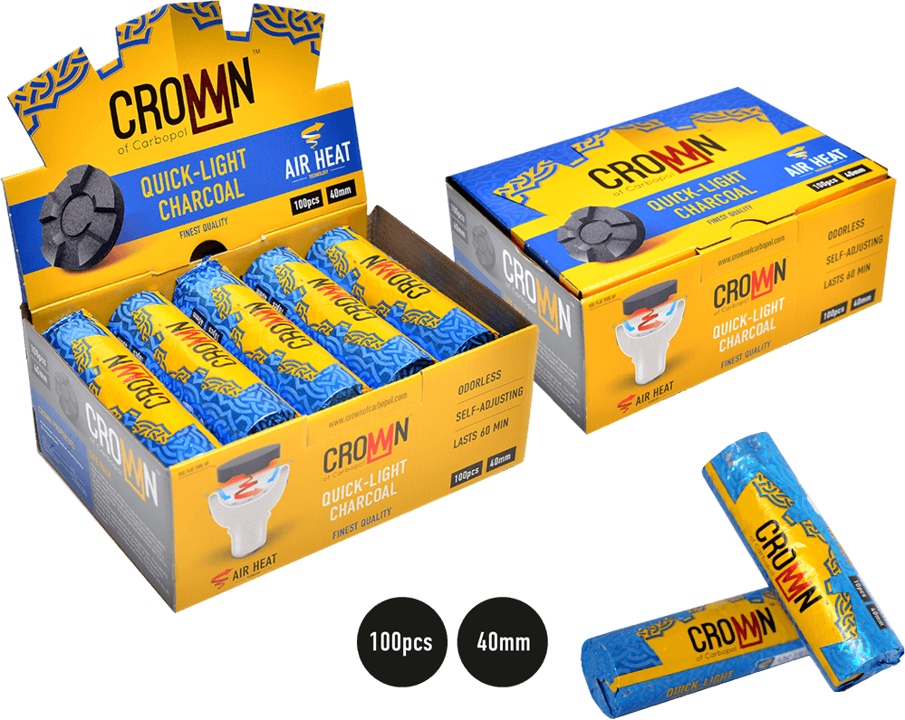 Crown of Cabopol Quick Light Charcoal (100 pcs)