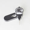 Titan Foil Poker Keychain