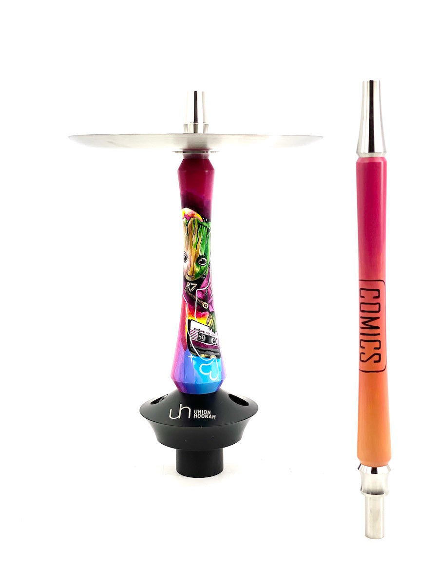 Union Sleek Comic Hookah