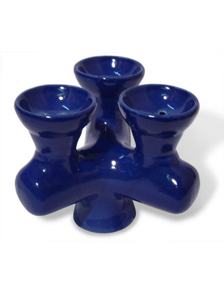 Triple Head Hookah Bowl