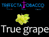 Not sold this way, Trifecta Tobacco dark is presented like this to show flavor names