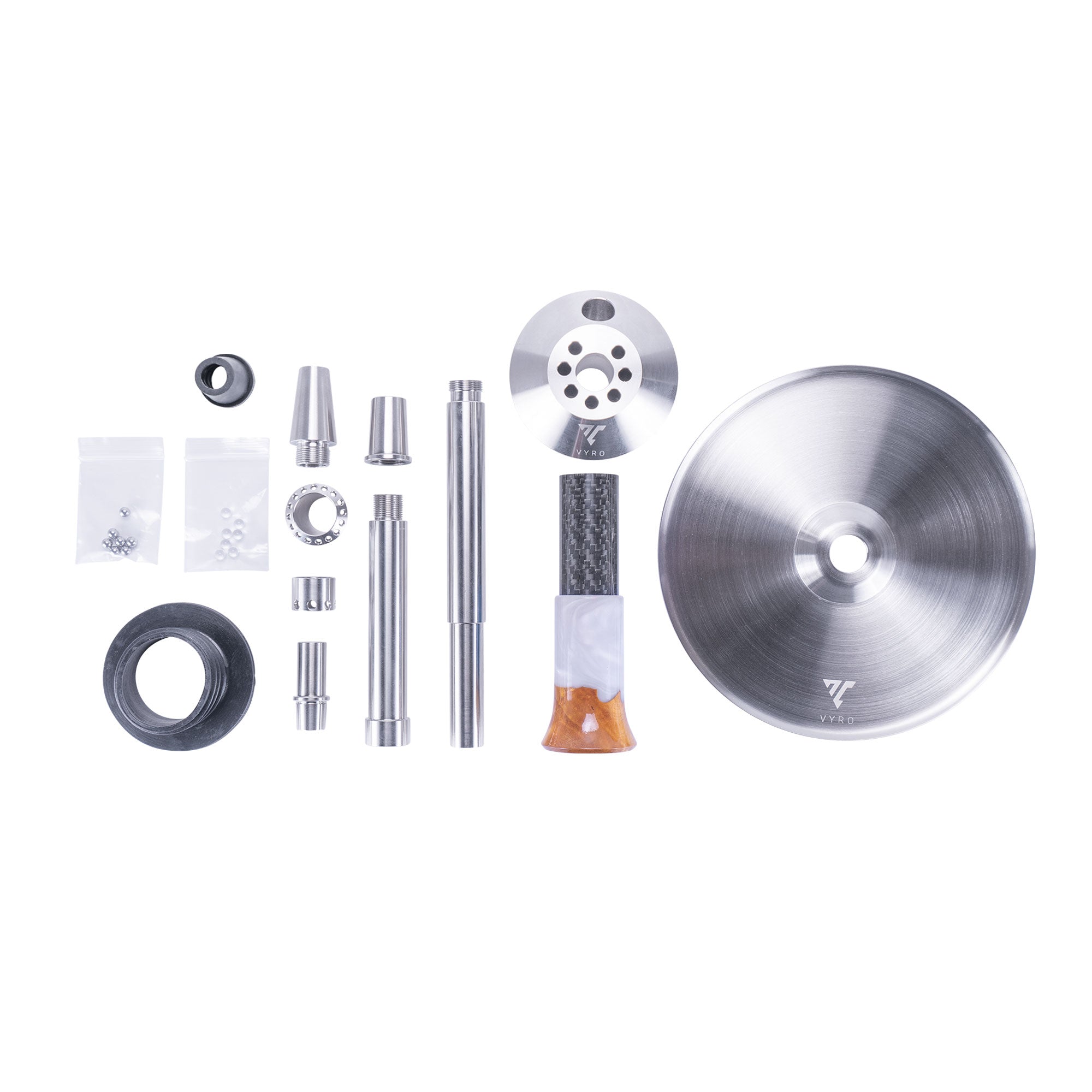 Aeon Vyro Penta Compact Stainless Steel Hookah – 5StarHookah Aeon Vyro Penta Compact Stainless Steel Hookah – 5StarHookah