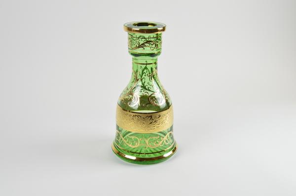 Bohemian Crystal Bell Base Artistry Emerald