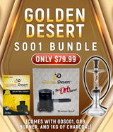Golden Desert S001 Hookah Bundle