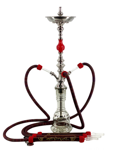 Khalil Mamoon Three Hose Single Pearl Red