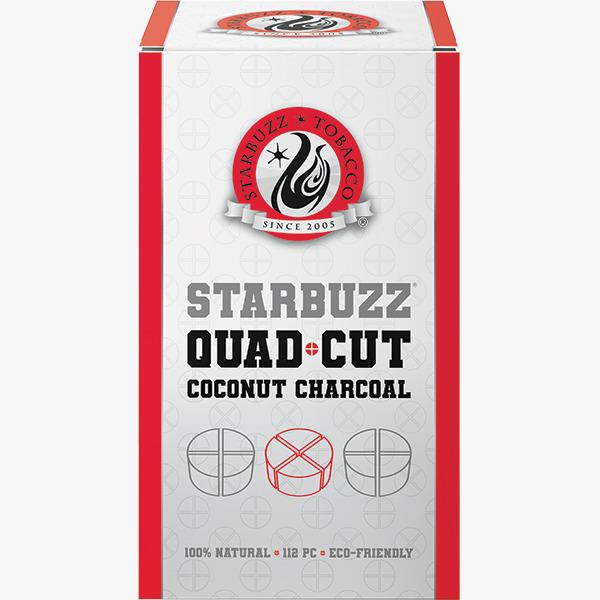 StarBuzz Quad Cut Coconut Charcoal (112pcs)