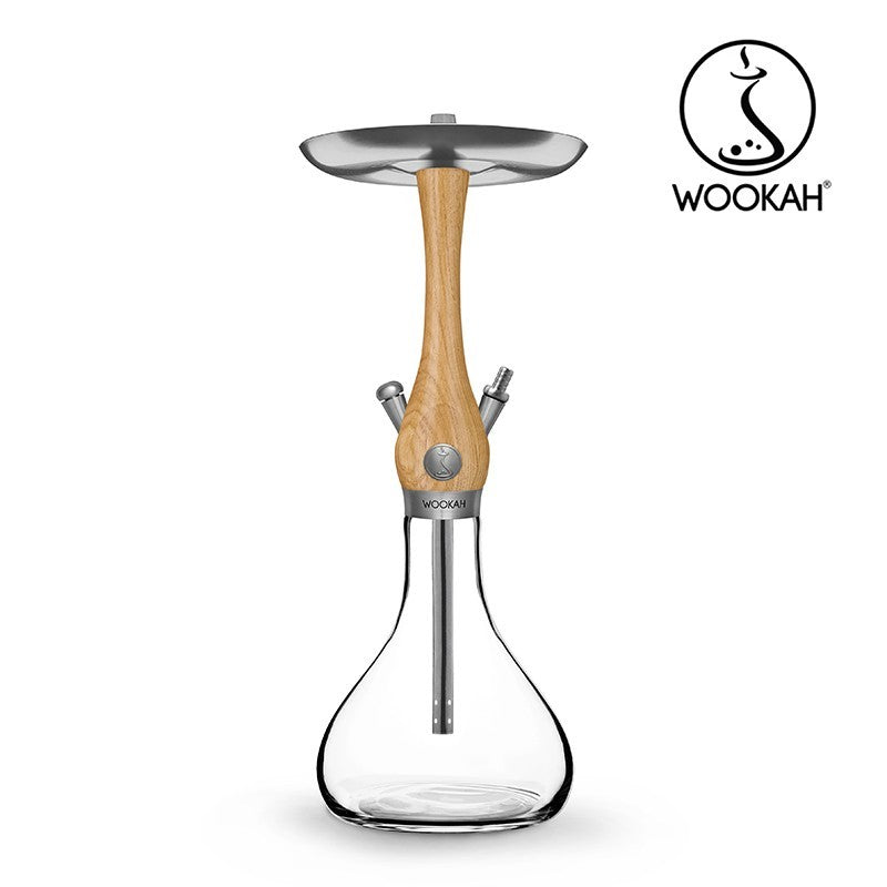 シーシャ　wookah  original design Wookah Classic OAK Standard Mouthpiece Brown Leather Hose