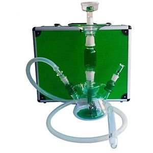 Zahrah All Glass Hookah With Case